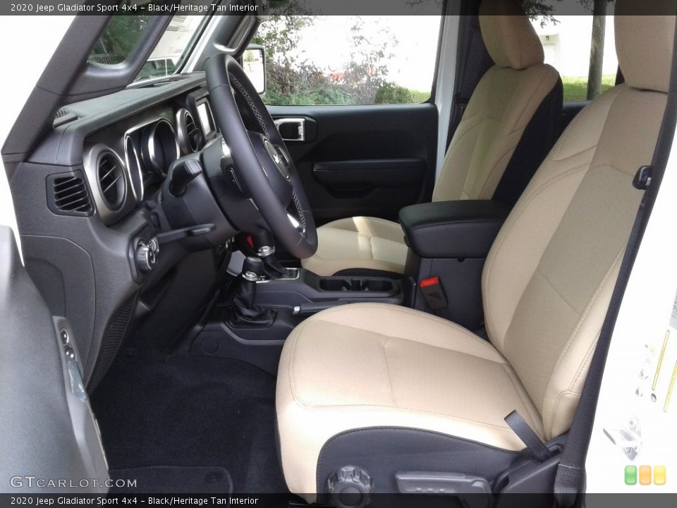 Black/Heritage Tan 2020 Jeep Gladiator Interiors