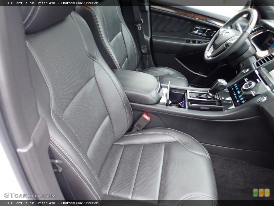 Charcoal Black Interior Front Seat for the 2018 Ford Taurus Limited AWD #134353818