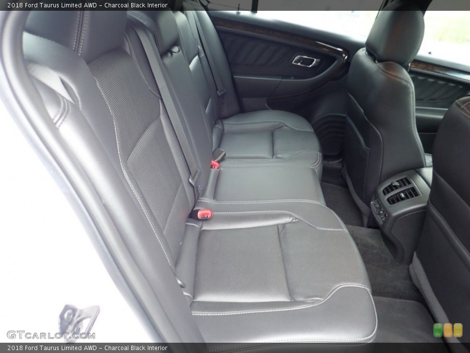 Charcoal Black Interior Rear Seat for the 2018 Ford Taurus Limited AWD #134353882