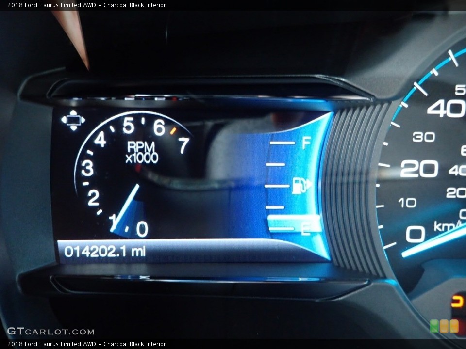 Charcoal Black Interior Gauges for the 2018 Ford Taurus Limited AWD #134354007
