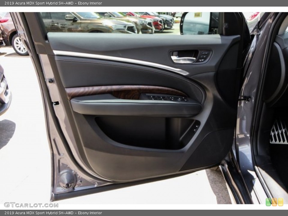 Ebony Interior Door Panel for the 2019 Acura MDX Sport Hybrid SH-AWD #134355657