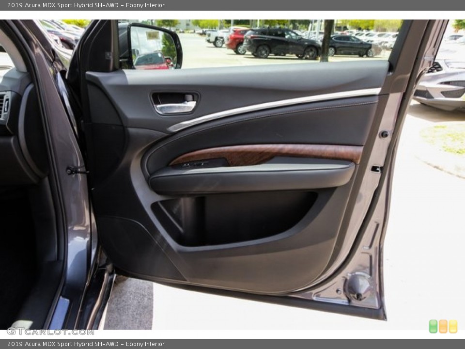 Ebony Interior Door Panel for the 2019 Acura MDX Sport Hybrid SH-AWD #134355802