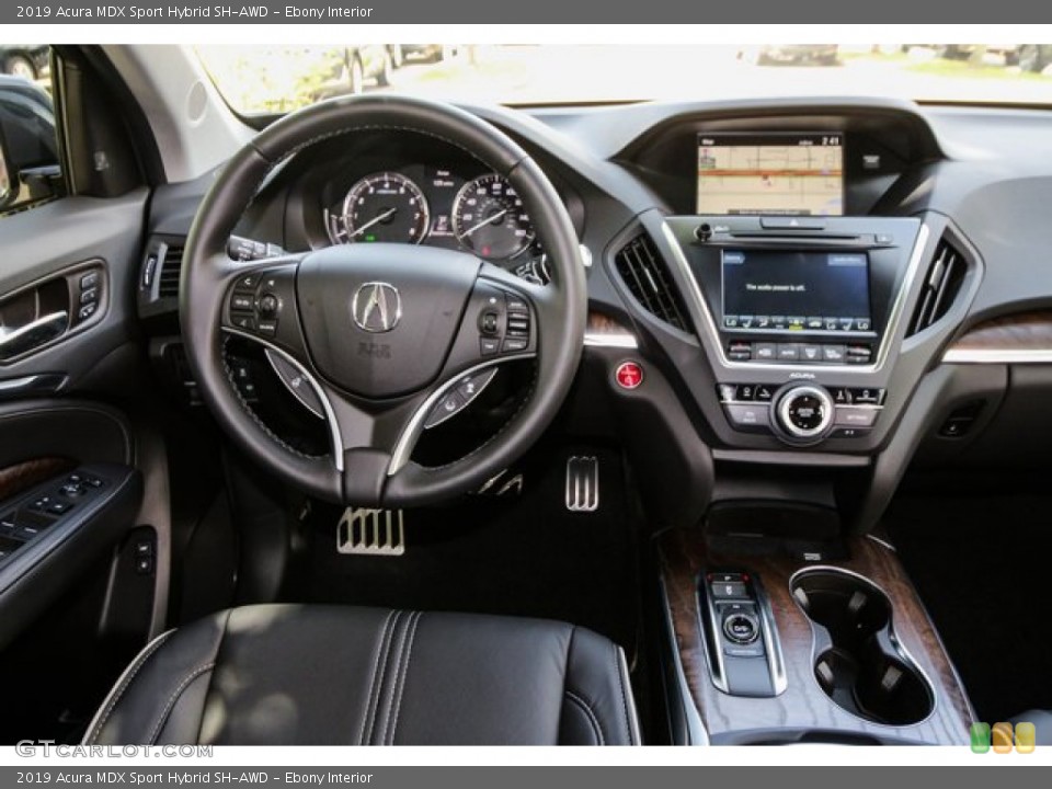 Ebony Interior Dashboard for the 2019 Acura MDX Sport Hybrid SH-AWD #134355864