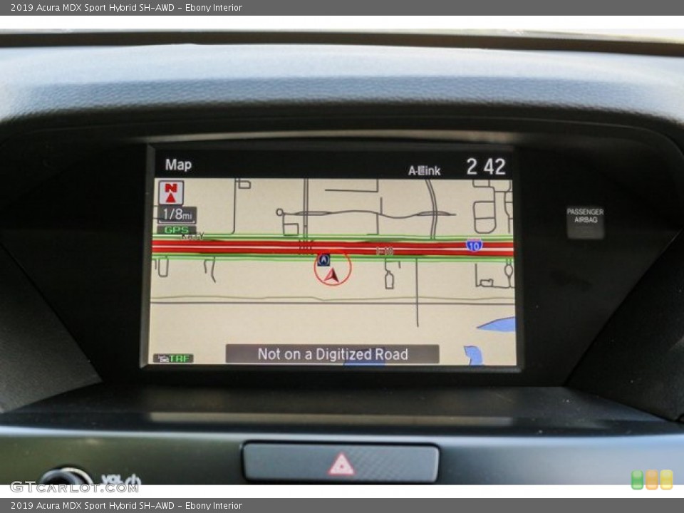 Ebony Interior Navigation for the 2019 Acura MDX Sport Hybrid SH-AWD #134355891