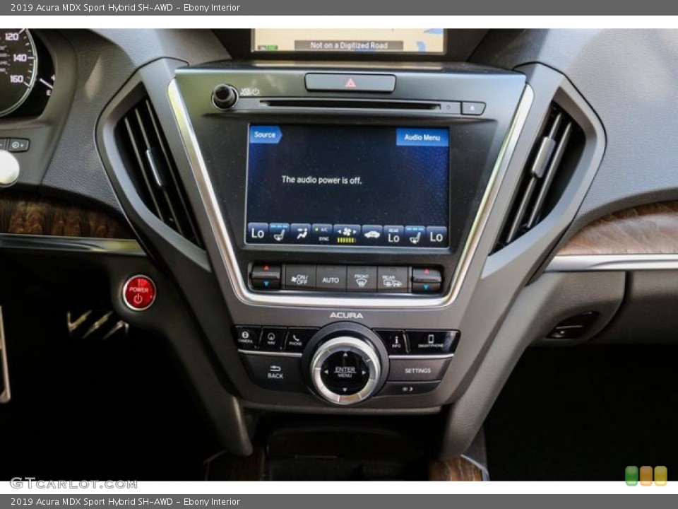 Ebony Interior Controls for the 2019 Acura MDX Sport Hybrid SH-AWD #134355908