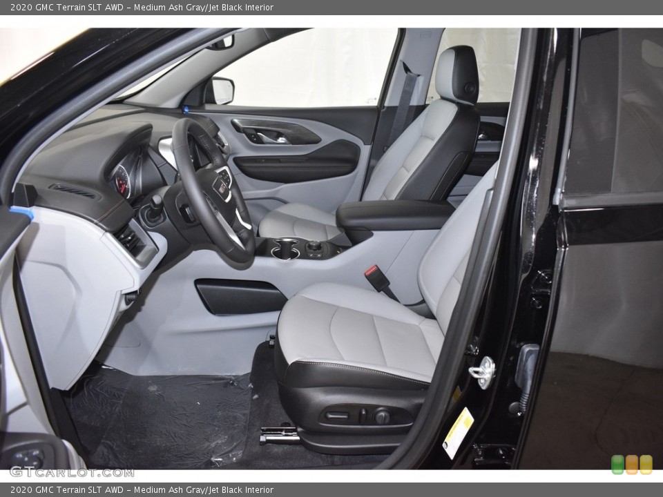 Medium Ash Gray/Jet Black Interior Front Seat for the 2020 GMC Terrain SLT AWD #134360892