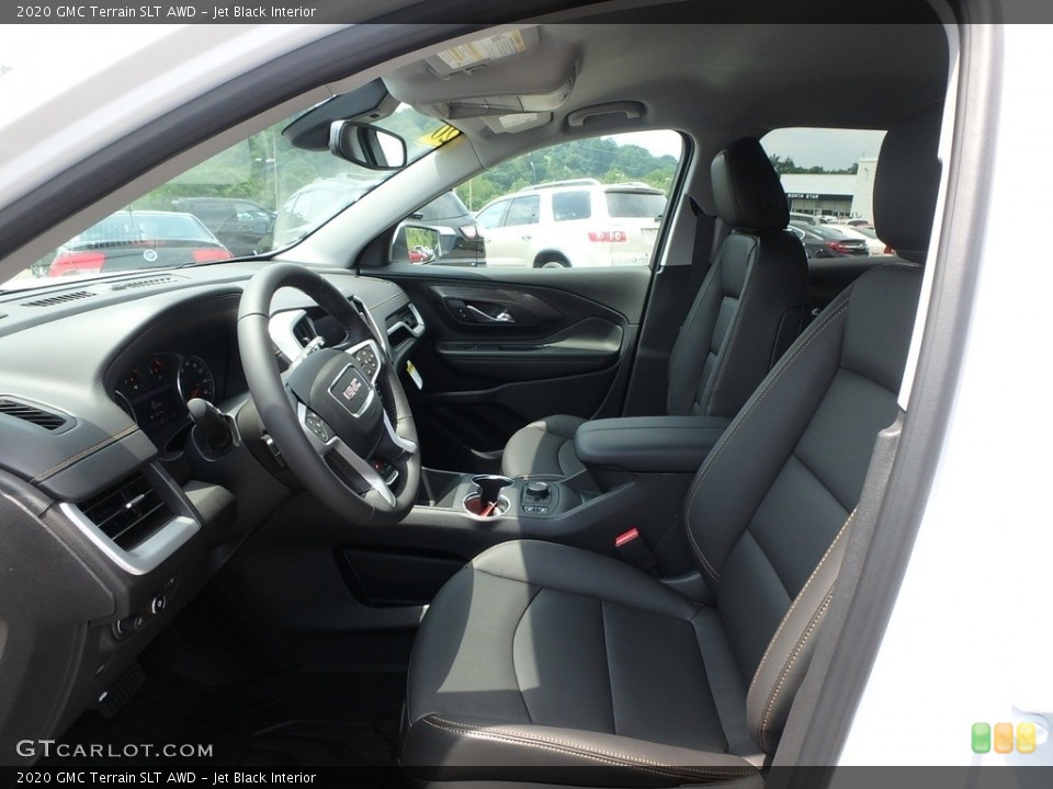 Jet Black Interior Front Seat for the 2020 GMC Terrain SLT AWD #134364894