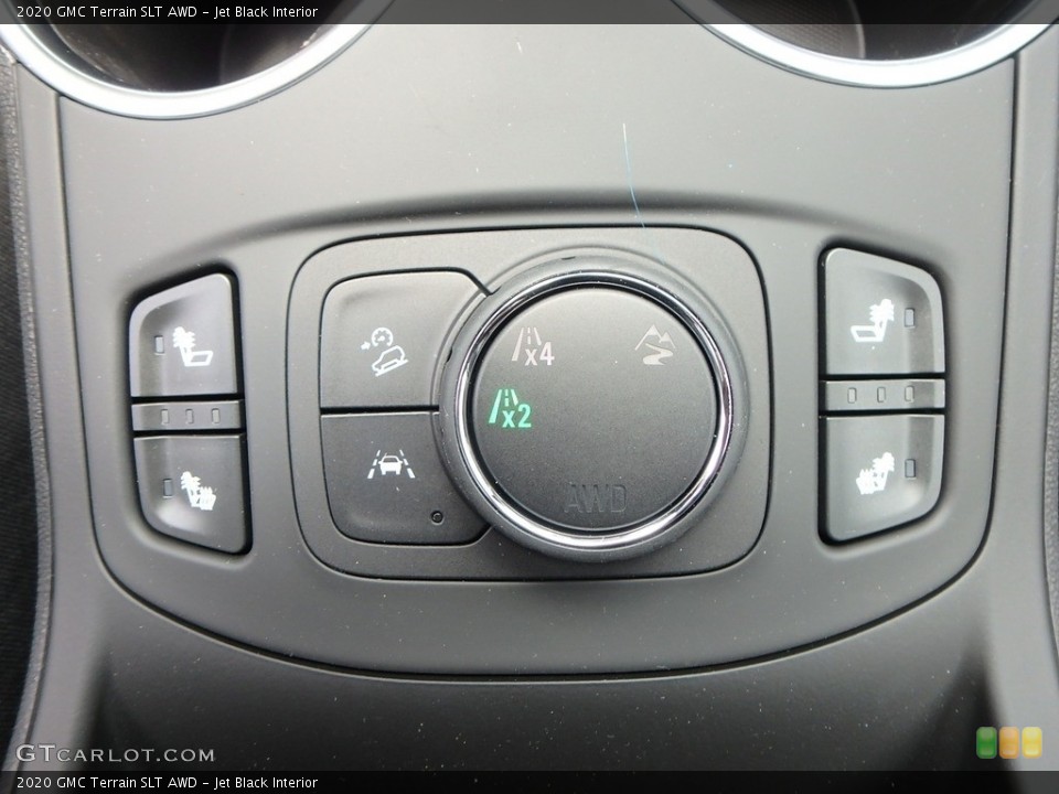 Jet Black Interior Controls for the 2020 GMC Terrain SLT AWD #134365059