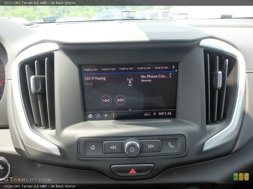 Jet Black Interior Controls for the 2020 GMC Terrain SLE AWD #134365629