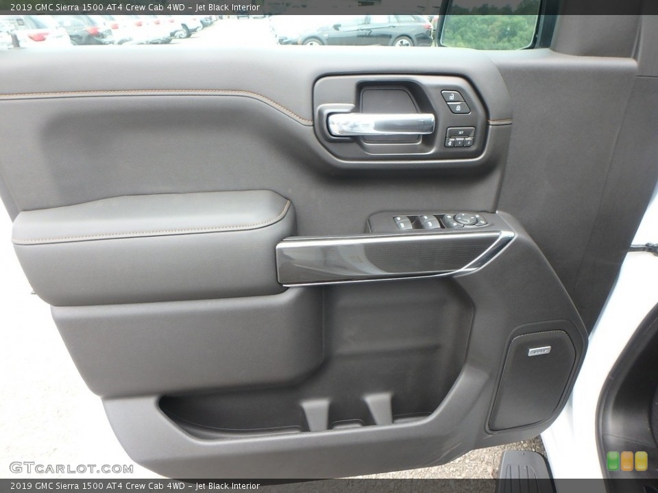 Jet Black Interior Door Panel for the 2019 GMC Sierra 1500 AT4 Crew Cab 4WD #134369175