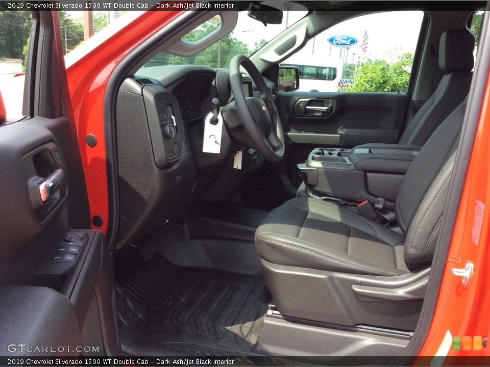 Dark Ash/Jet Black Interior Front Seat for the 2019 Chevrolet Silverado 1500 WT Double Cab #134369514