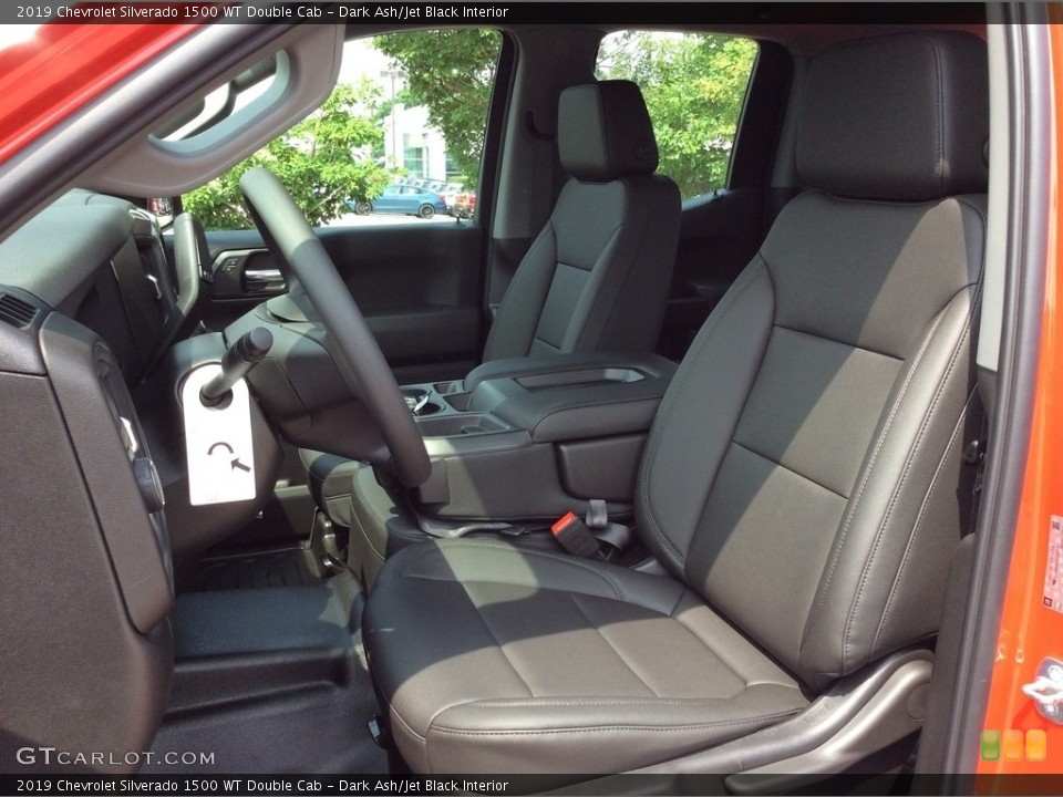 Dark Ash/Jet Black Interior Front Seat for the 2019 Chevrolet Silverado 1500 WT Double Cab #134369532