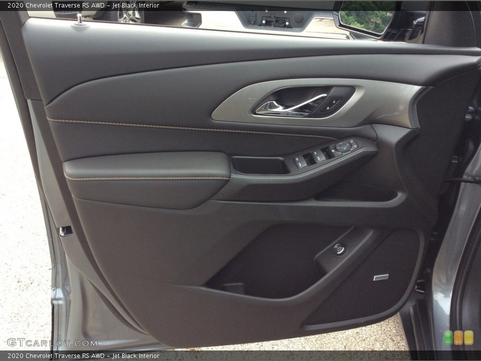 Jet Black Interior Door Panel for the 2020 Chevrolet Traverse RS AWD #134369883