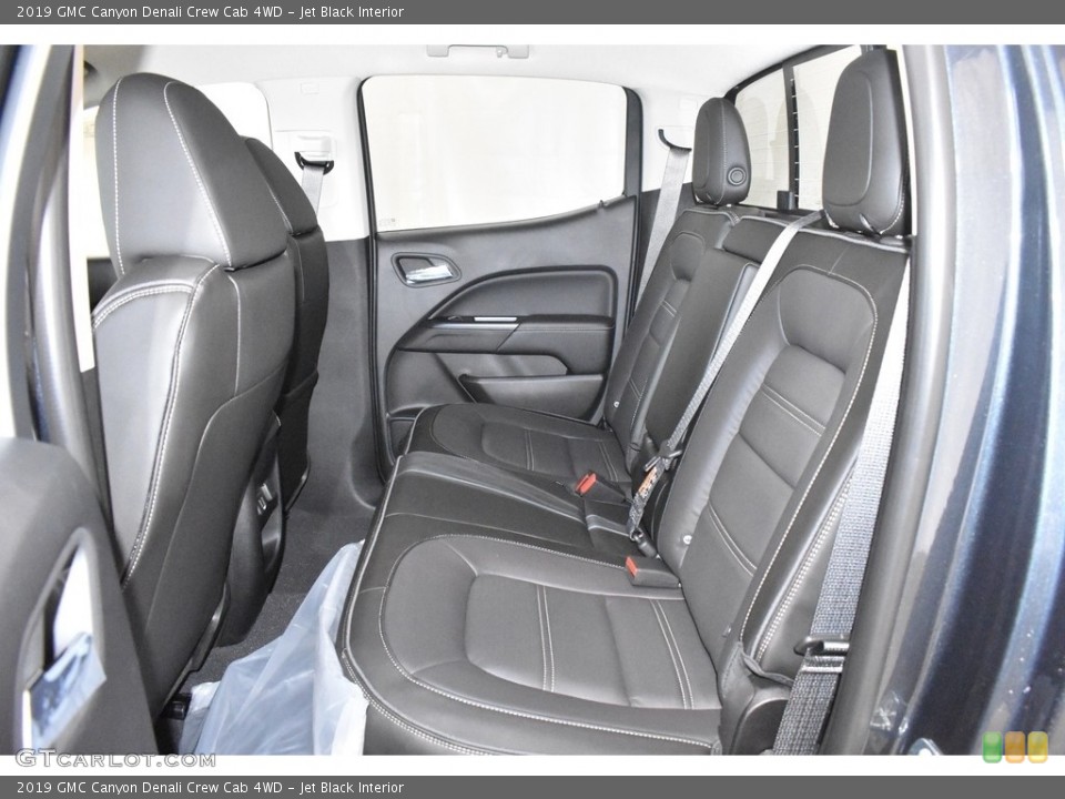 Jet Black Interior Rear Seat for the 2019 GMC Canyon Denali Crew Cab 4WD #134372136
