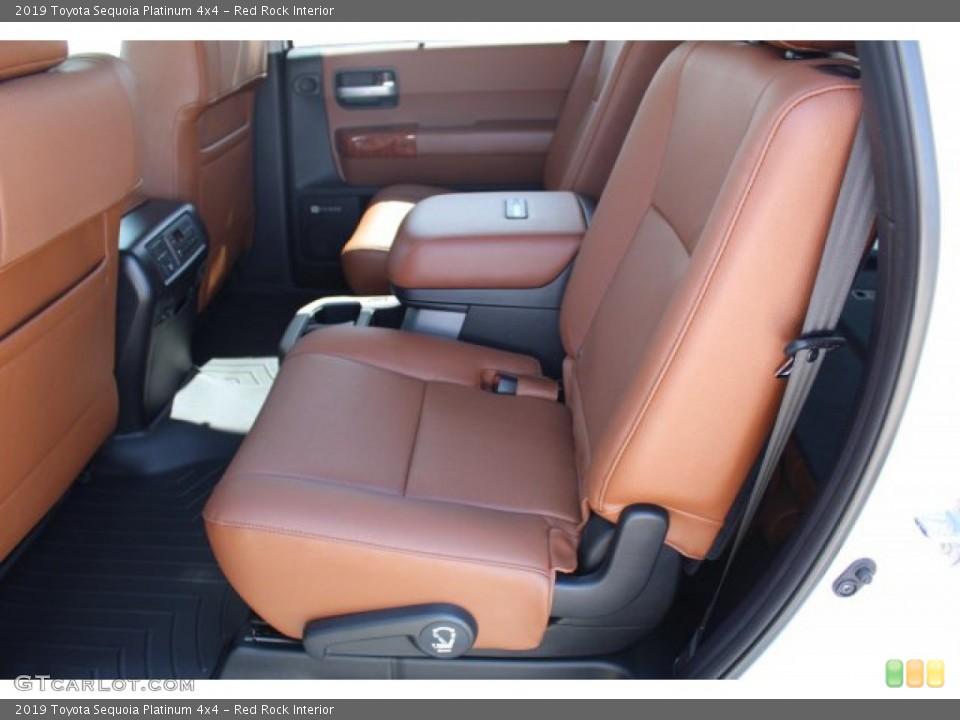 Red Rock Interior Rear Seat for the 2019 Toyota Sequoia Platinum 4x4 #134385427