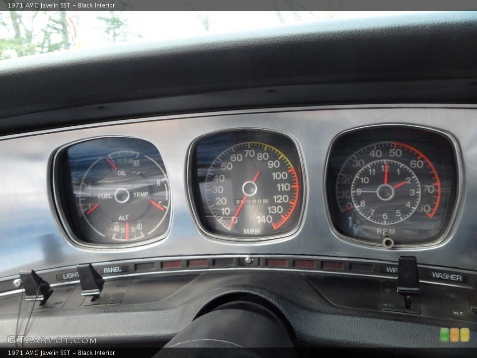 Black Interior Gauges for the 1971 AMC Javelin SST #134395579