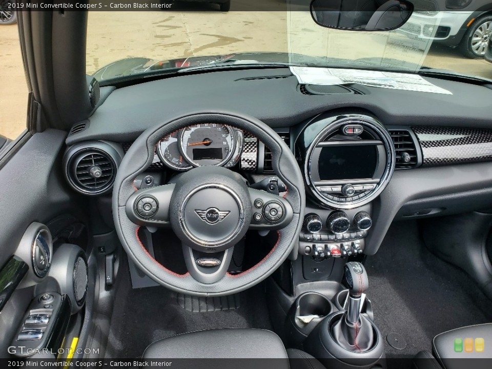 Carbon Black Interior Dashboard for the 2019 Mini Convertible Cooper S #134395612