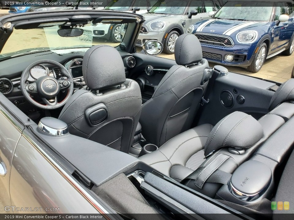Carbon Black Interior Photo for the 2019 Mini Convertible Cooper S #134395639