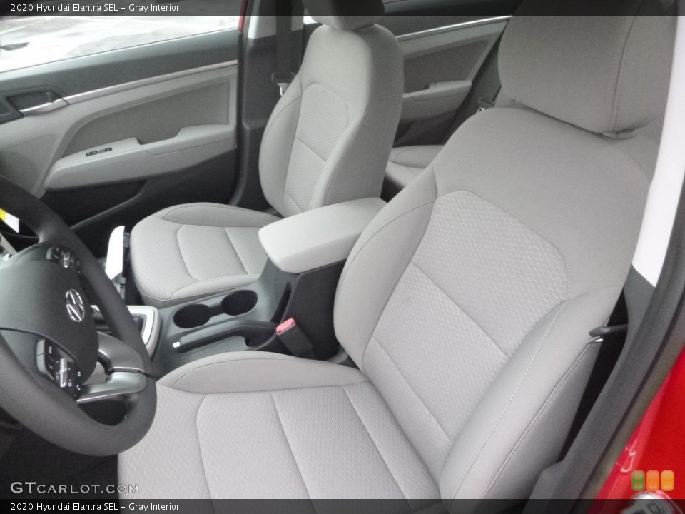 Gray Interior Front Seat for the 2020 Hyundai Elantra SEL #134399155