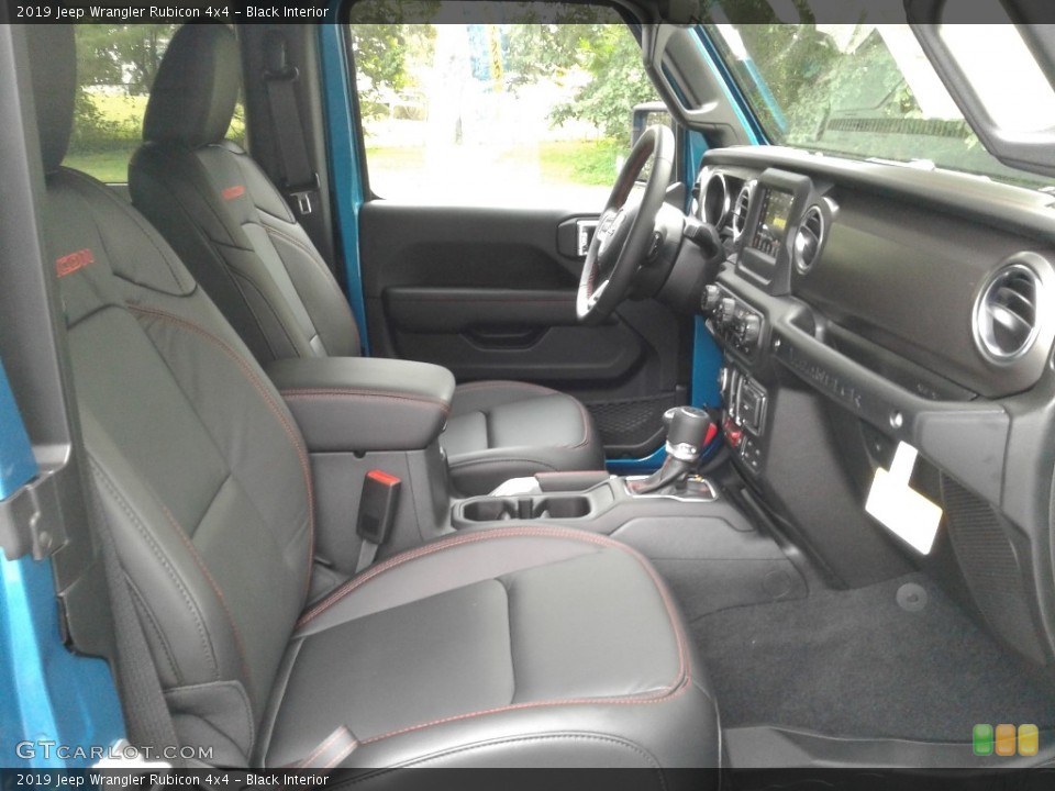 Black Interior Photo for the 2019 Jeep Wrangler Rubicon 4x4 #134401510