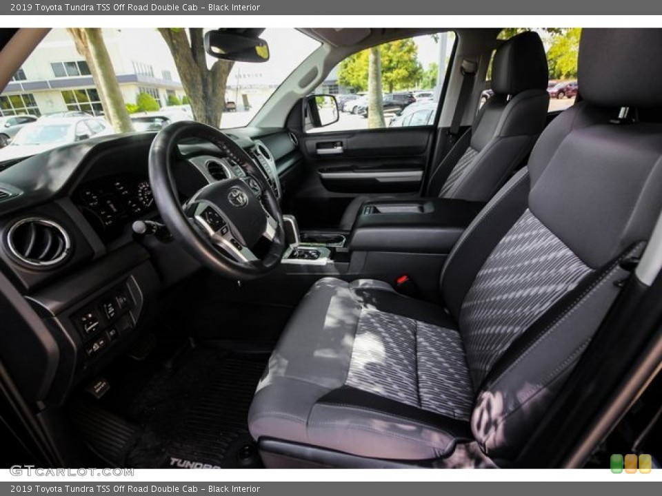 Black Interior Photo for the 2019 Toyota Tundra TSS Off Road Double Cab #134402821