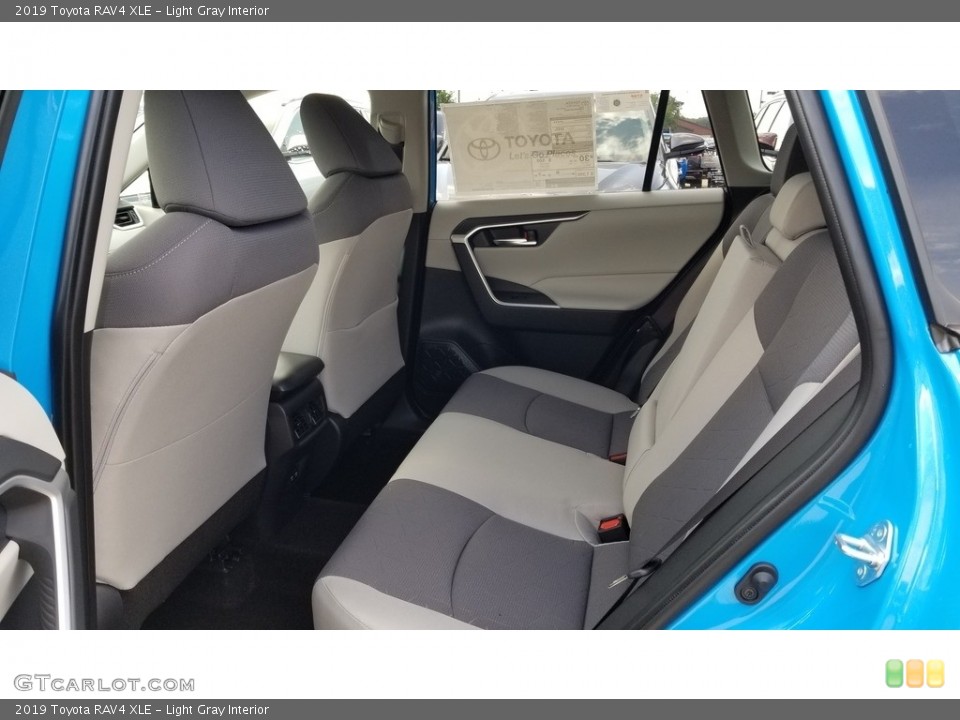 Light Gray Interior Rear Seat for the 2019 Toyota RAV4 XLE #134405409