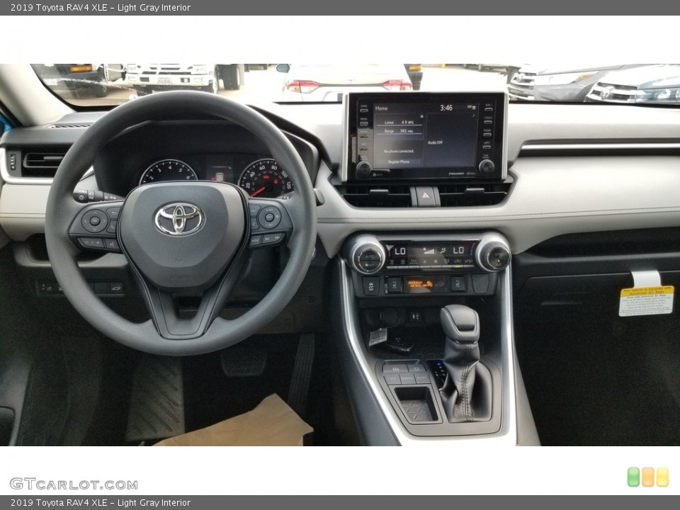 Light Gray Interior Dashboard for the 2019 Toyota RAV4 XLE #134405430