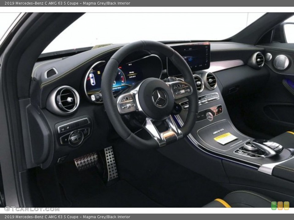 Magma Grey/Black Interior Dashboard for the 2019 Mercedes-Benz C AMG 63 S Coupe #134405982