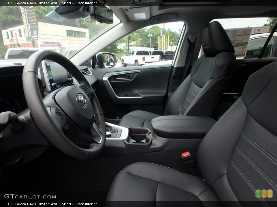 Black Interior Front Seat for the 2019 Toyota RAV4 Limited AWD Hybrid #134409138