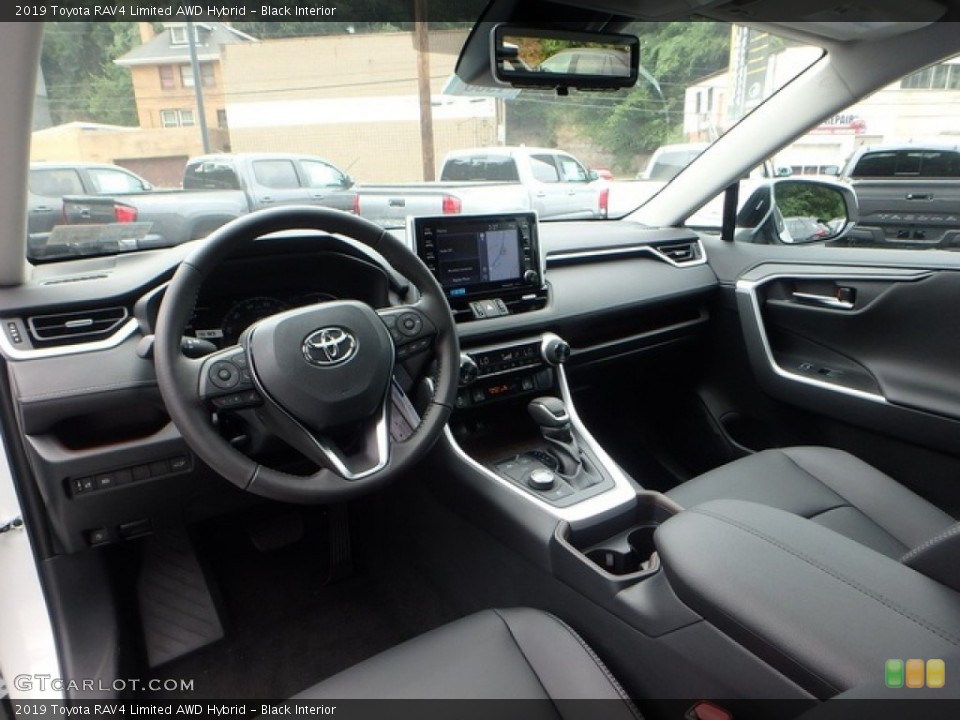 Black Interior Photo for the 2019 Toyota RAV4 Limited AWD Hybrid #134409174
