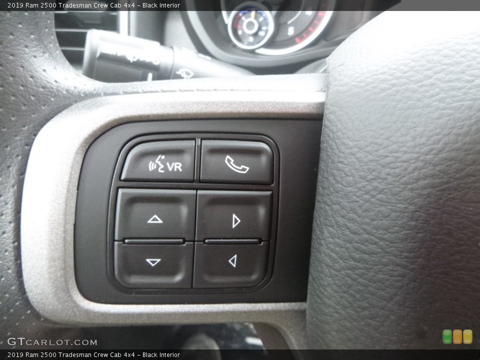 Black Interior Steering Wheel for the 2019 Ram 2500 Tradesman Crew Cab 4x4 #134413983