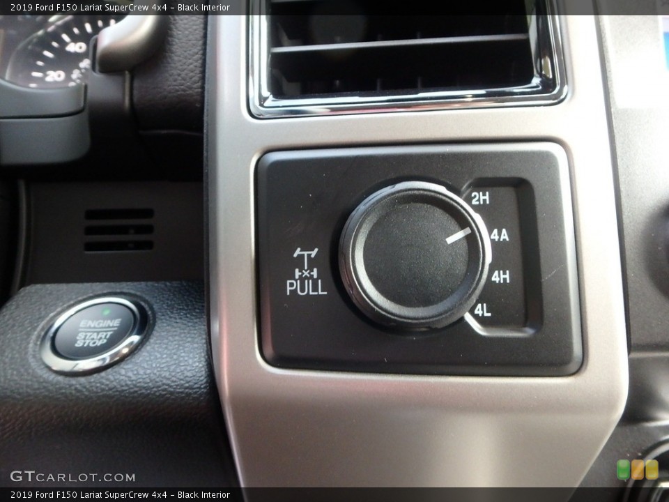 Black Interior Controls for the 2019 Ford F150 Lariat SuperCrew 4x4 #134417553