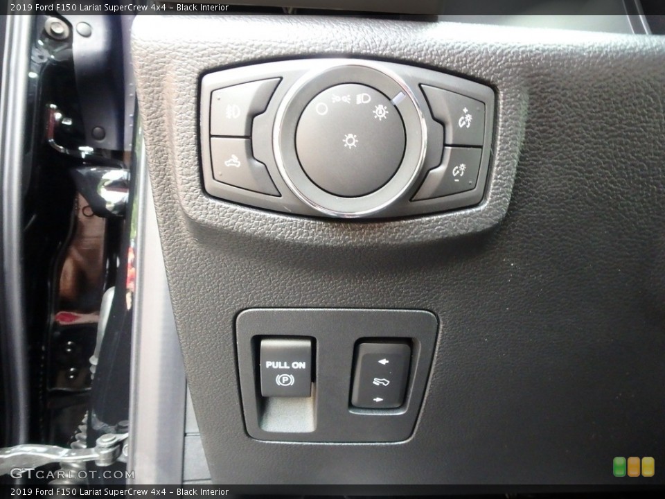 Black Interior Controls for the 2019 Ford F150 Lariat SuperCrew 4x4 #134417586