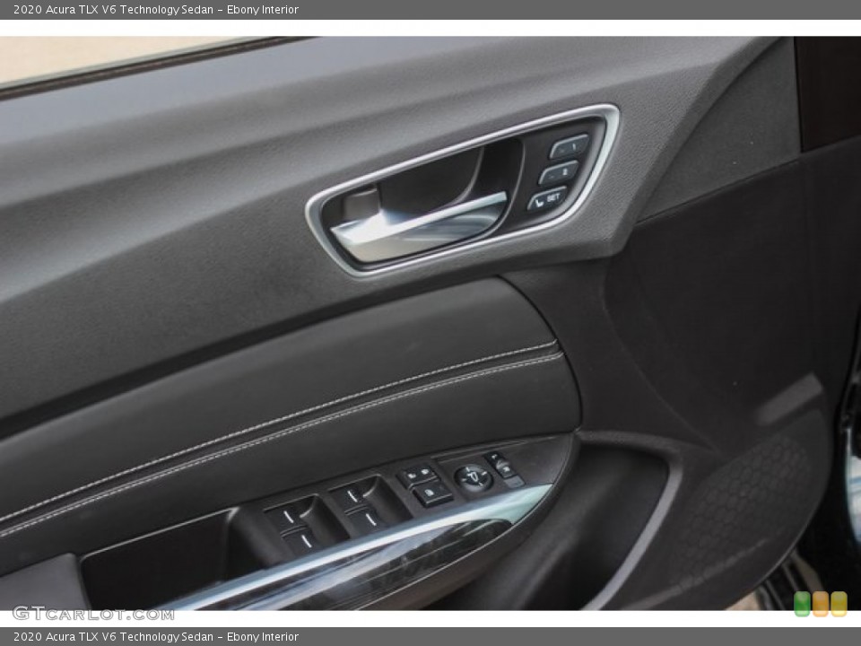 Ebony Interior Door Panel for the 2020 Acura TLX V6 Technology Sedan #134418786