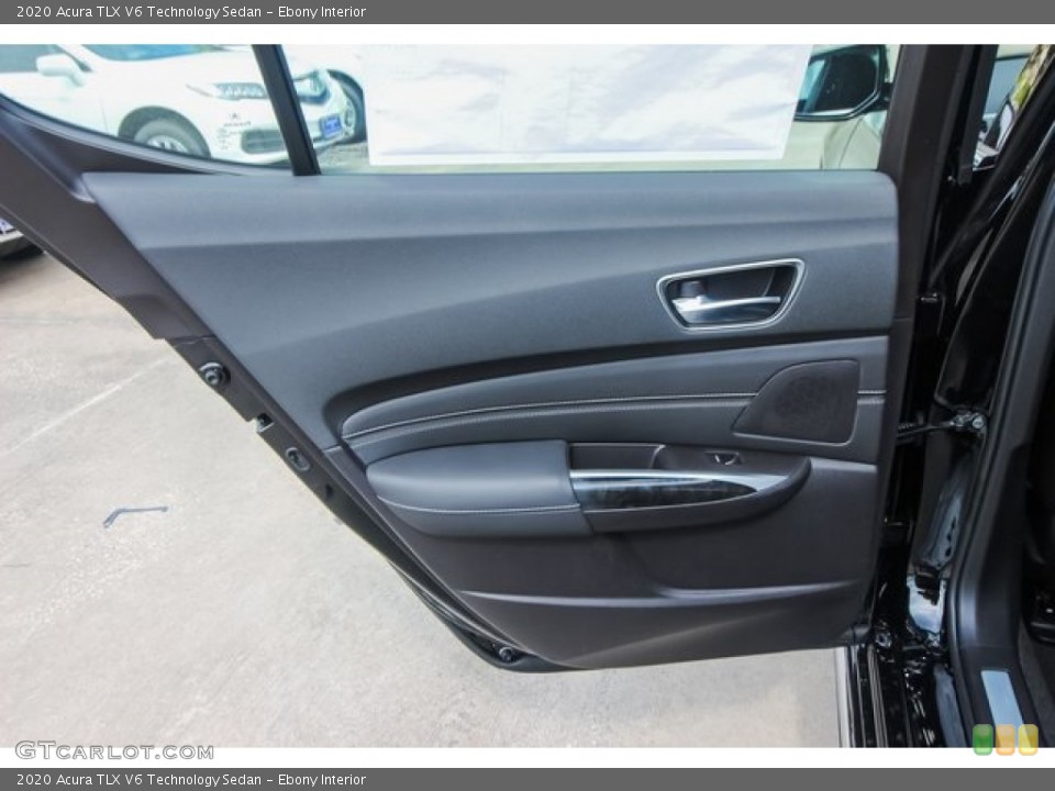 Ebony Interior Door Panel for the 2020 Acura TLX V6 Technology Sedan #134418813