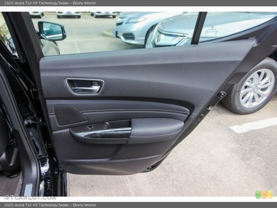 Ebony Interior Door Panel for the 2020 Acura TLX V6 Technology Sedan #134418822