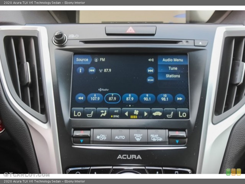 Ebony Interior Controls for the 2020 Acura TLX V6 Technology Sedan #134418849
