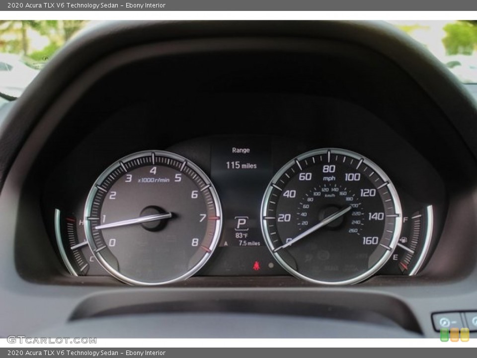Ebony Interior Gauges for the 2020 Acura TLX V6 Technology Sedan #134418870
