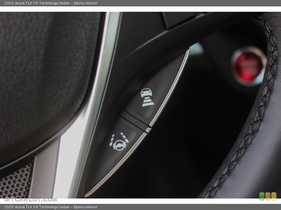Ebony Interior Steering Wheel for the 2020 Acura TLX V6 Technology Sedan #134418888