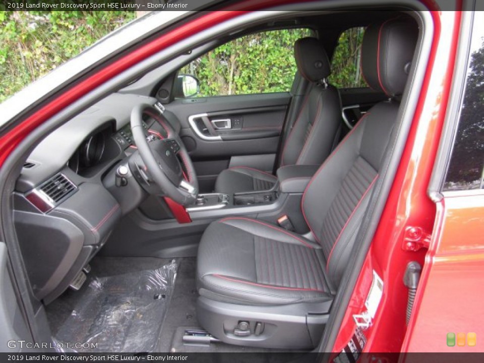 Ebony Interior Photo for the 2019 Land Rover Discovery Sport HSE Luxury #134425869