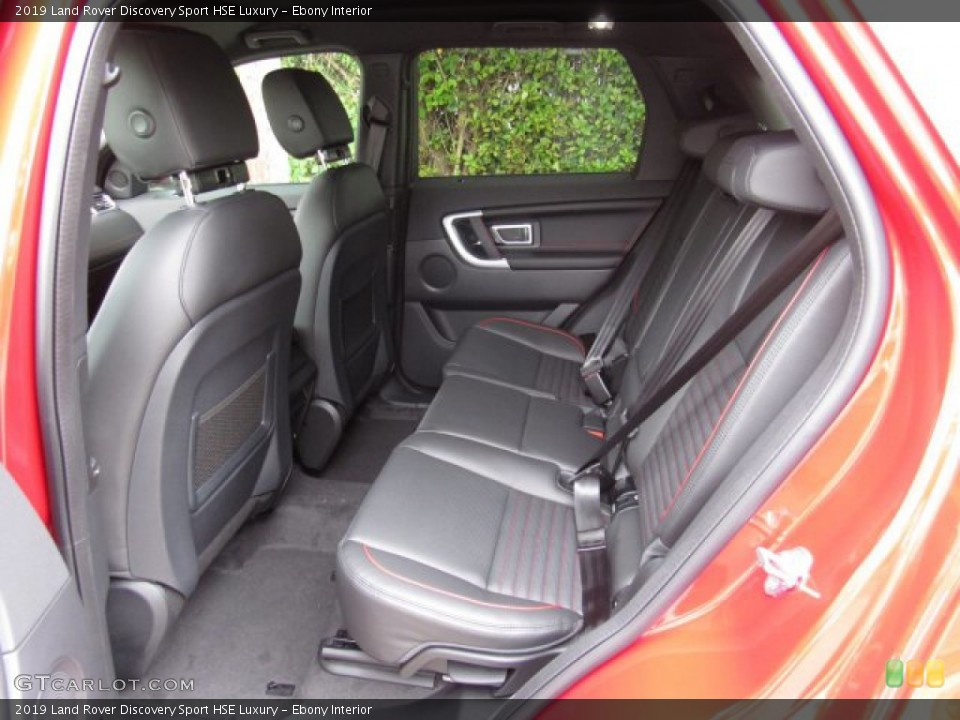 Ebony Interior Rear Seat for the 2019 Land Rover Discovery Sport HSE Luxury #134425932
