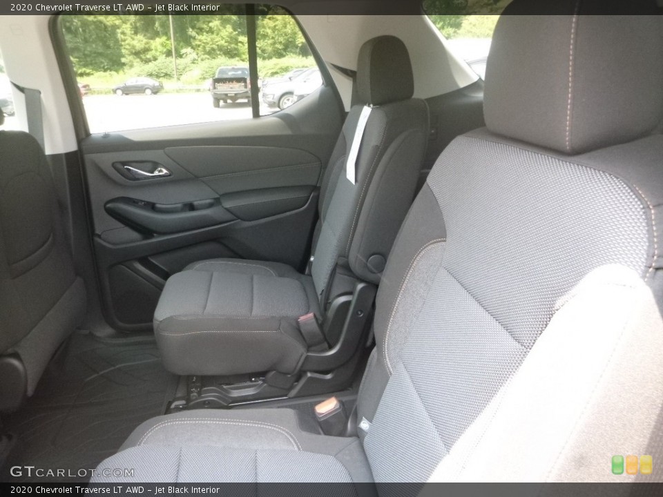 Jet Black Interior Rear Seat for the 2020 Chevrolet Traverse LT AWD #134426214