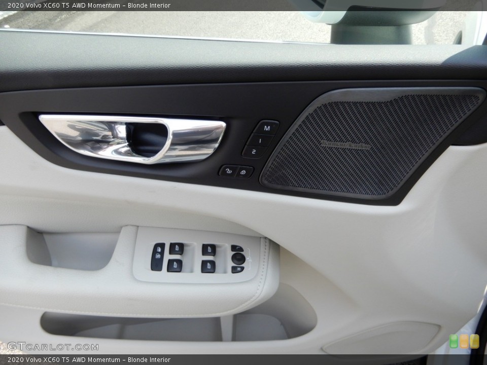 Blonde Interior Door Panel for the 2020 Volvo XC60 T5 AWD Momentum #134430177