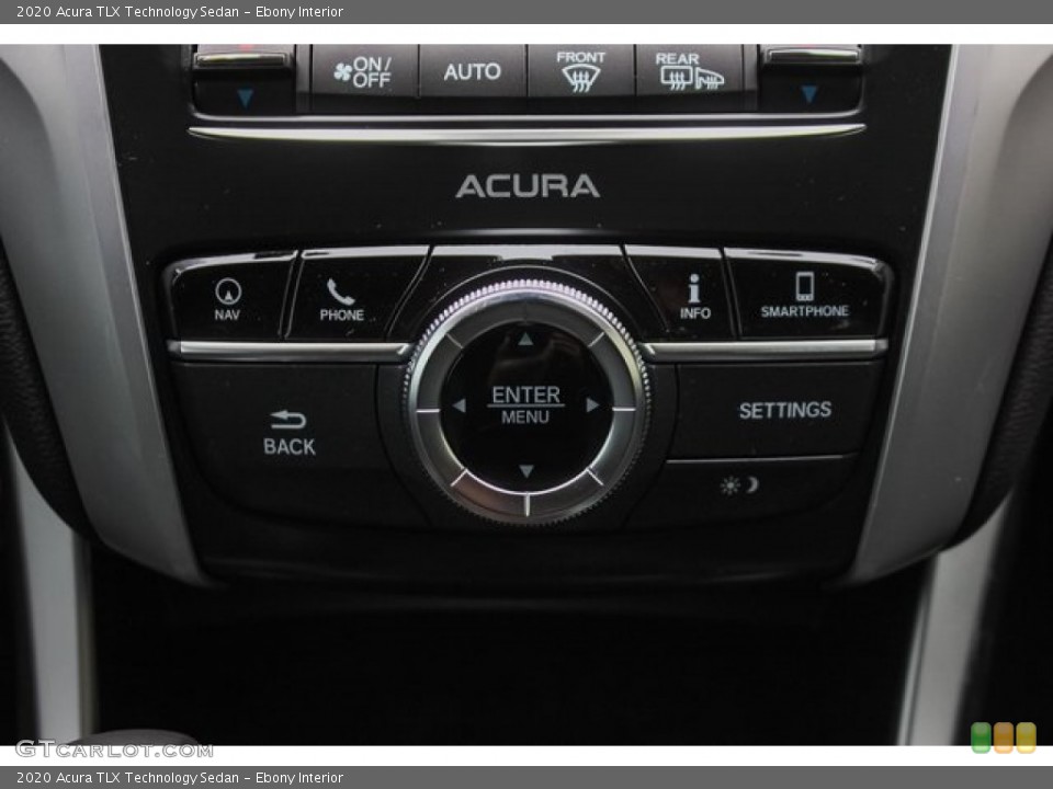 Ebony Interior Controls for the 2020 Acura TLX Technology Sedan #134440761