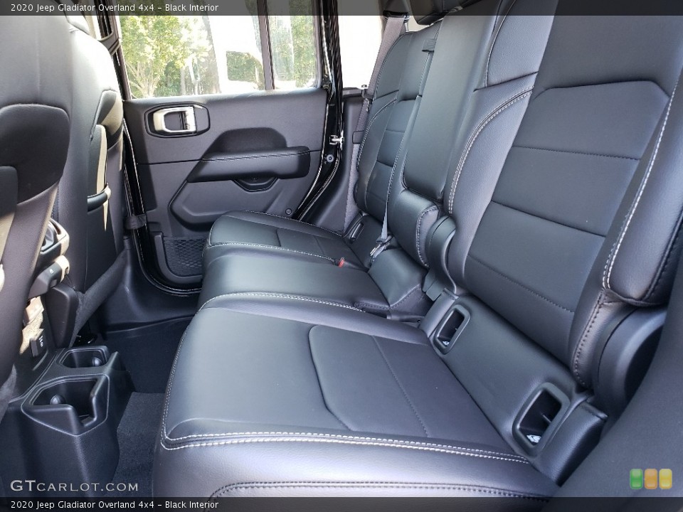 Black Interior Rear Seat for the 2020 Jeep Gladiator Overland 4x4 #134441775