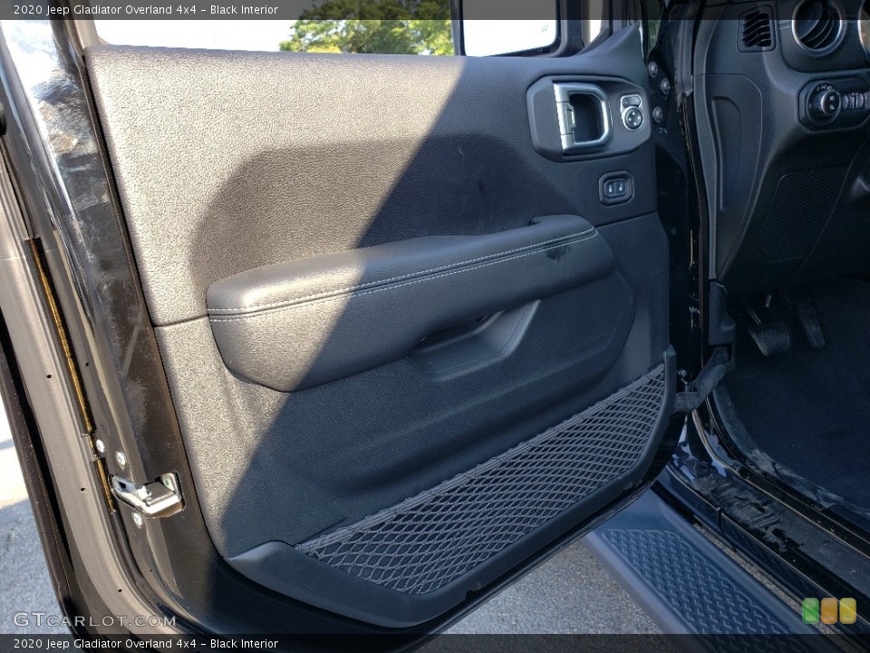 Black Interior Door Panel for the 2020 Jeep Gladiator Overland 4x4 #134441781