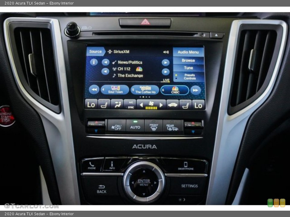 Ebony Interior Controls for the 2020 Acura TLX Sedan #134444965