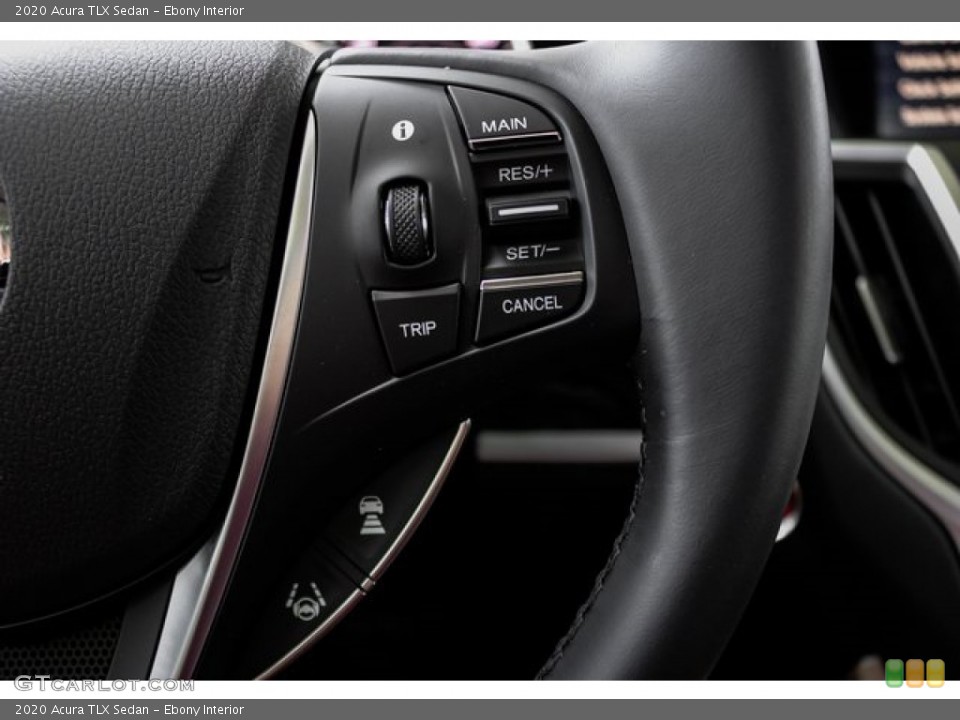 Ebony Interior Steering Wheel for the 2020 Acura TLX Sedan #134445142