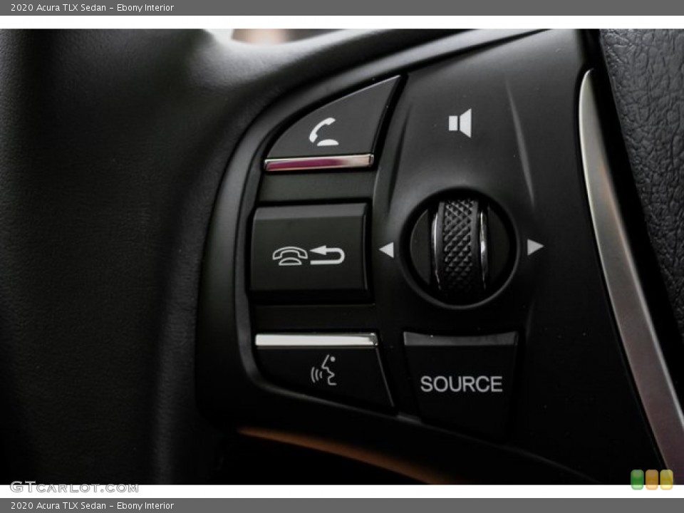 Ebony Interior Steering Wheel for the 2020 Acura TLX Sedan #134445178