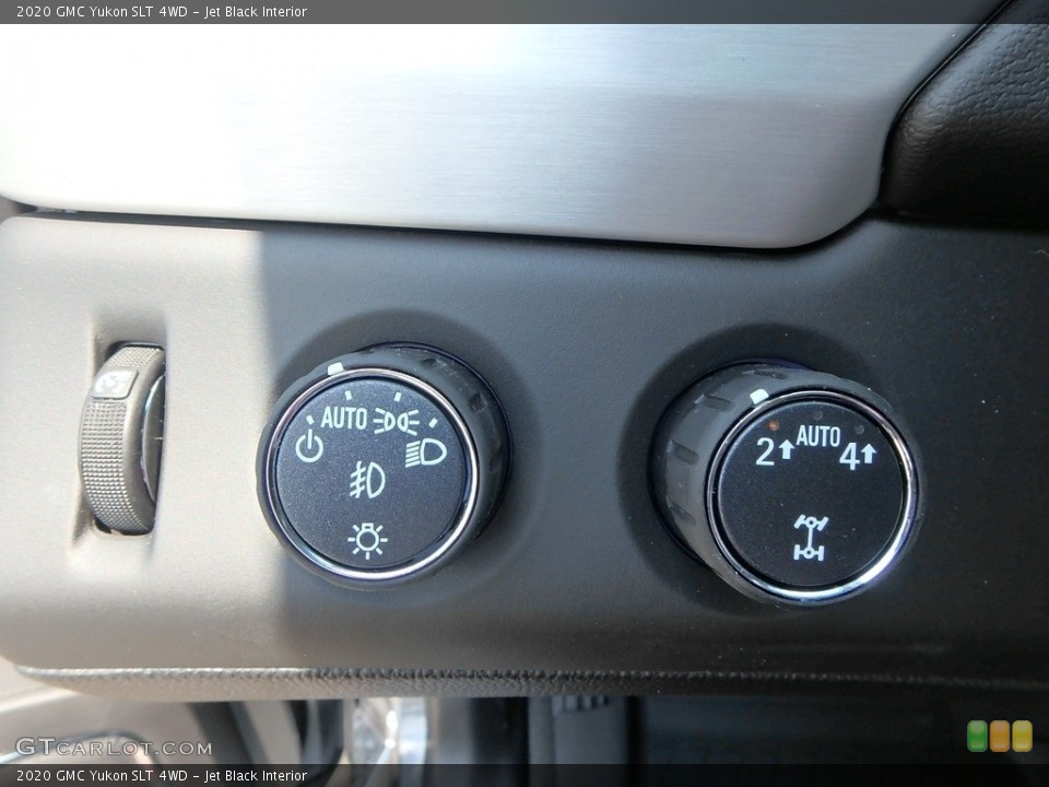 Jet Black Interior Controls for the 2020 GMC Yukon SLT 4WD #134475557